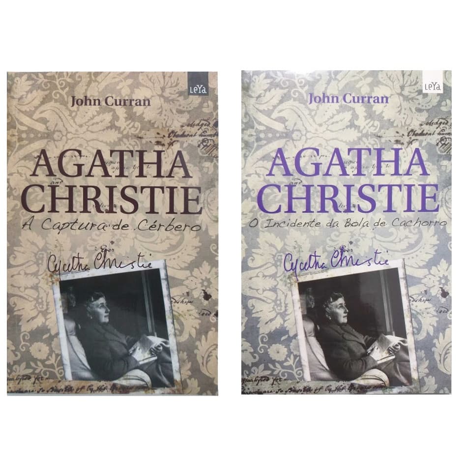 Kit 2 Livros Diários Secretos de Agatha Christie John Curran
