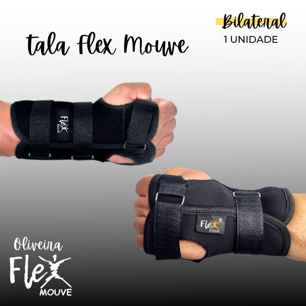 Munhequeira Para Punho Com Tala Bilateral Imobilizadora Órtese Pulso Tendinite Ortese Estabilizadora