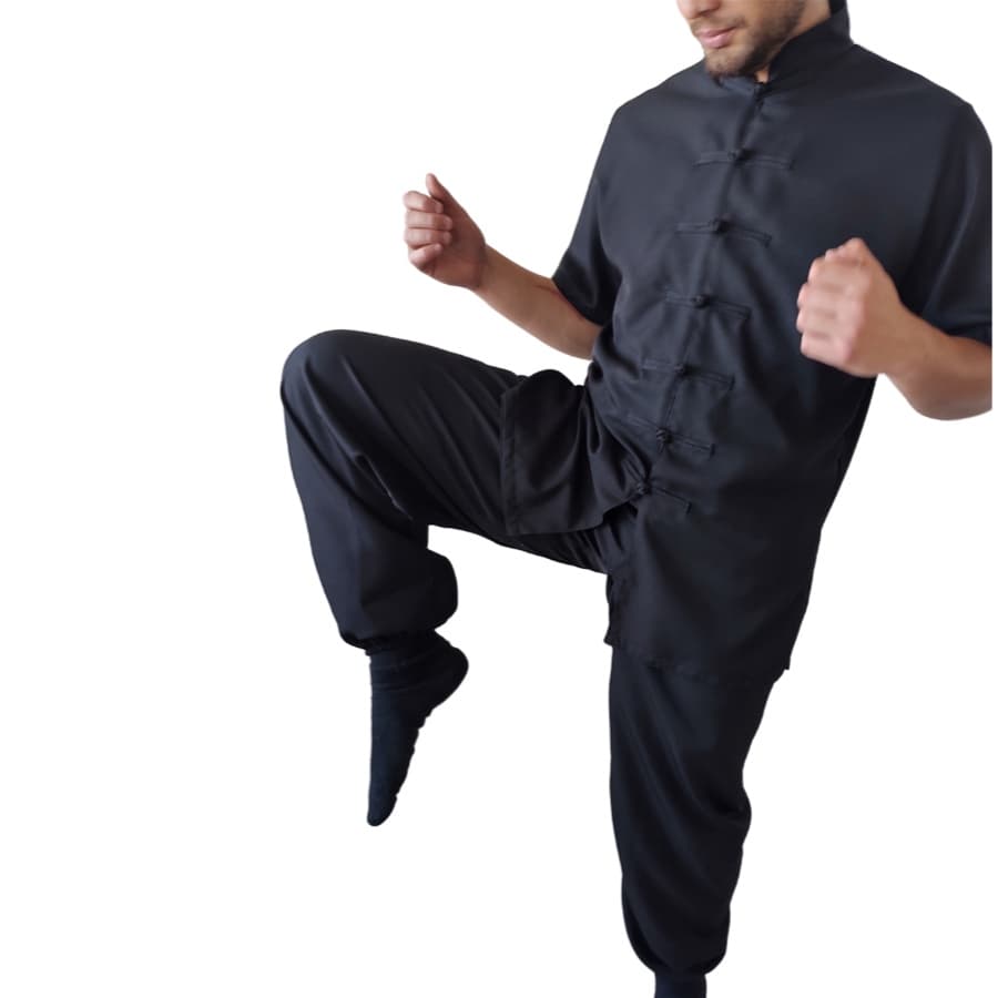 Calça Oxford Kung Fu Wushu Artes Marciais - tecido leve treino e apresentação