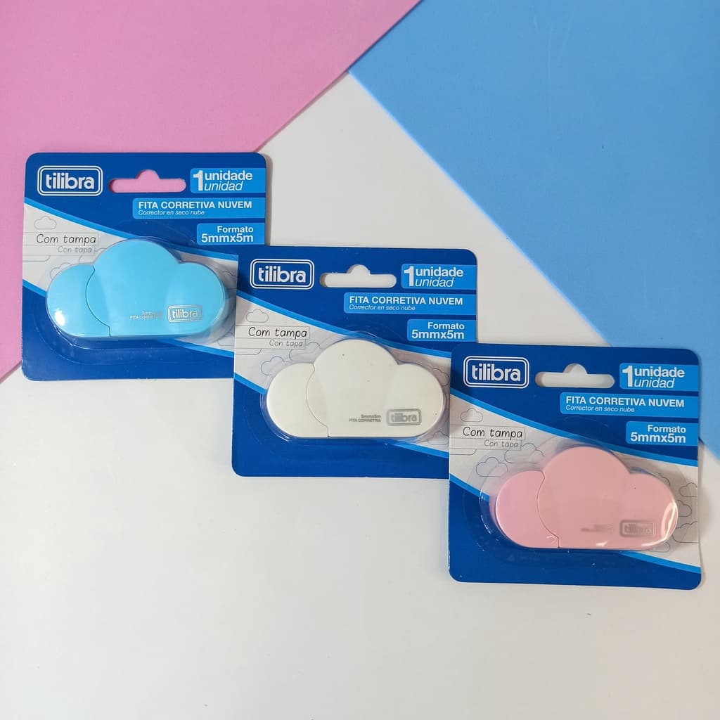 Corretivo em Fita Formato Nuvem 5 mm x 5 m - Tilibra