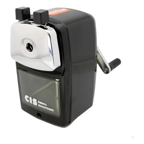 Apontador De Mesa Mecânico Com Manivela E Deposito Pr-03 Cis