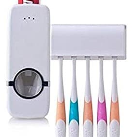 Aplicador Creme Dental Pasta Dente Suporte para Escovas