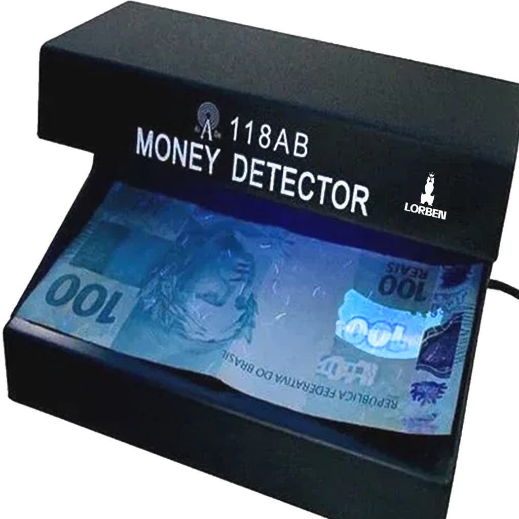 Detector de Notas Falsas Dinheiro Cheque Identificador Bivolt Lorben