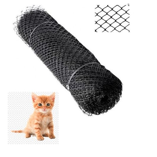 TELA PLÁSTICO MULTIUSO PROTEÇÃO GATOS  (1,00m a 5,00m )