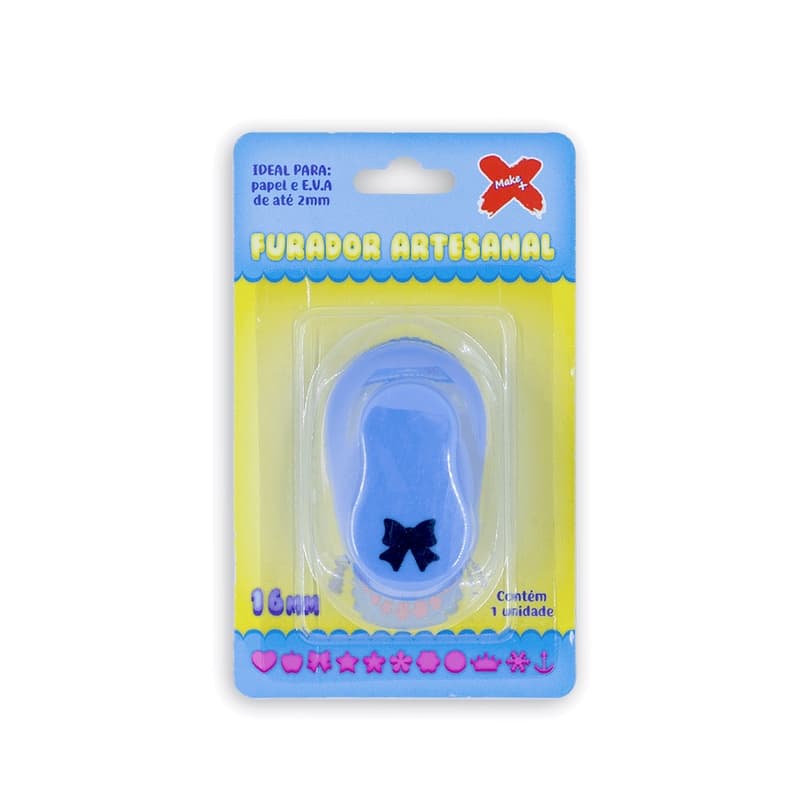 Furador Cortador Perfurador para Papel e EVA Make+ 16mm 1.6cm Laço
