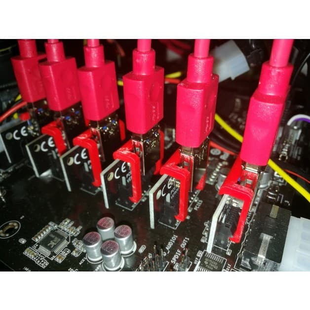 PCIe / PCI-e Riser adaptador / Lock / Clip / Trava