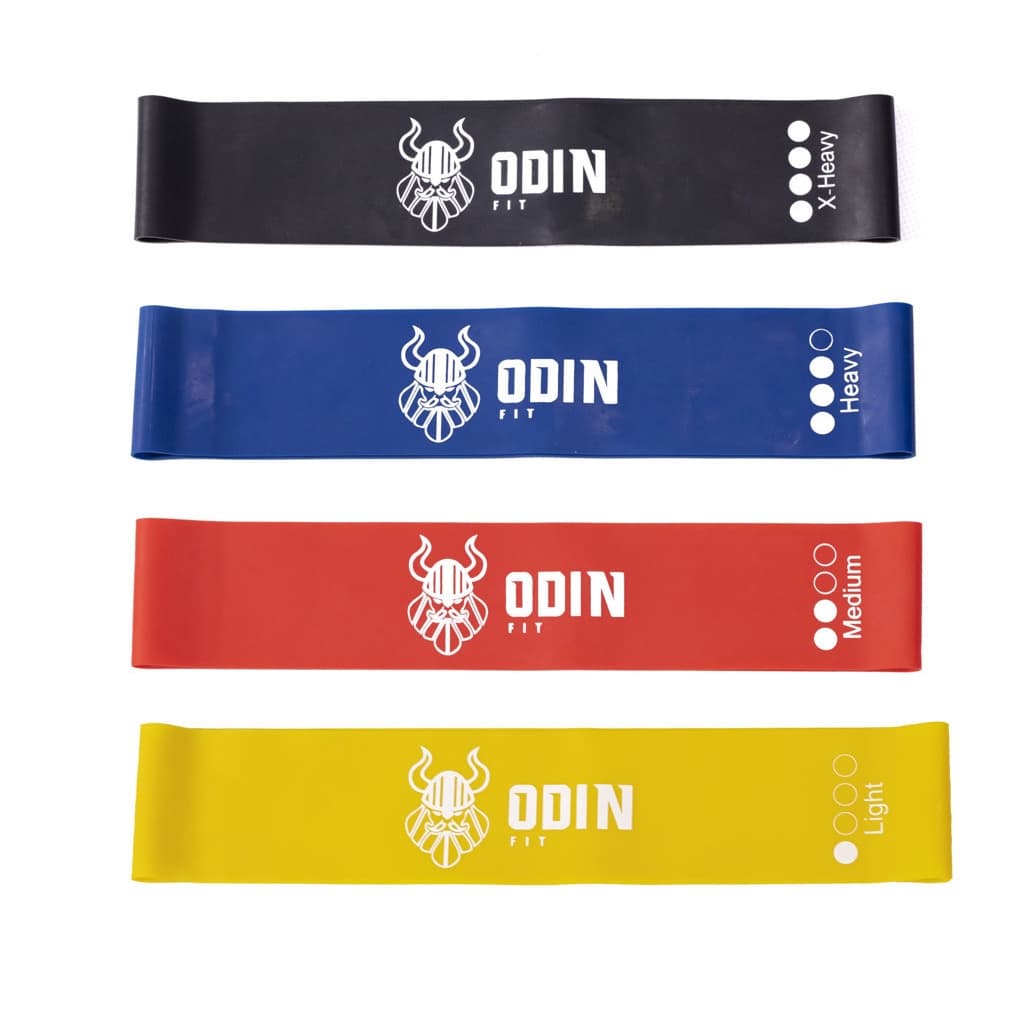 Kit Mini Bands 4 Intensidades Elásticos para Treino - Odin Fit