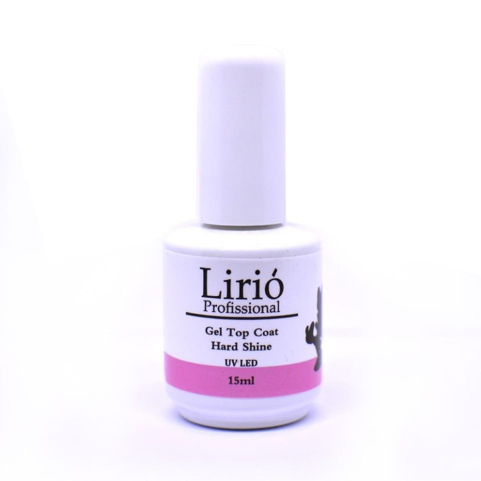 Top Coat Lirió Durabilidade Unhas De Gel 15ml Brilho Lindo