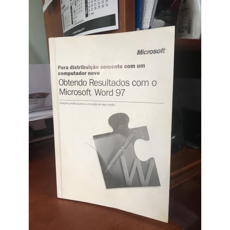 Livro Obtendo Resultados Com o Microsoft Word 97; Microsoft