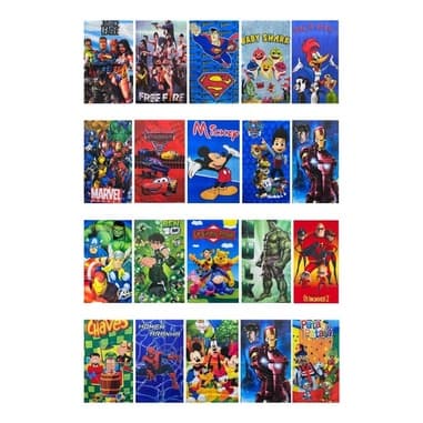 Toalha De Banho e Praia Infantil Gigante Estampada Algodão Princesas Heróis e Personagens