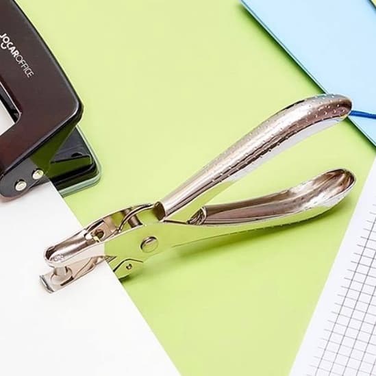 Furador Papel Alicate Eva Circulo Scrapbook 6mm + Brinde tag supersoft AÇO INOX