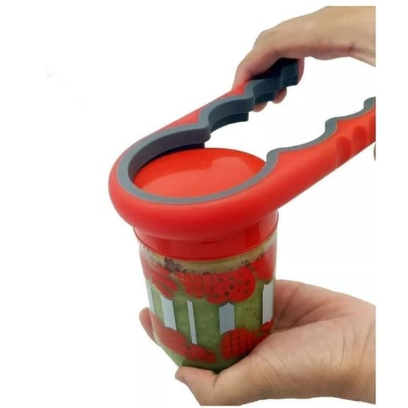 Abre Fácil Potes de Vidro em Conserva Frascos com Tampa com 4 Medidas para abrir Tamanhos Abridor