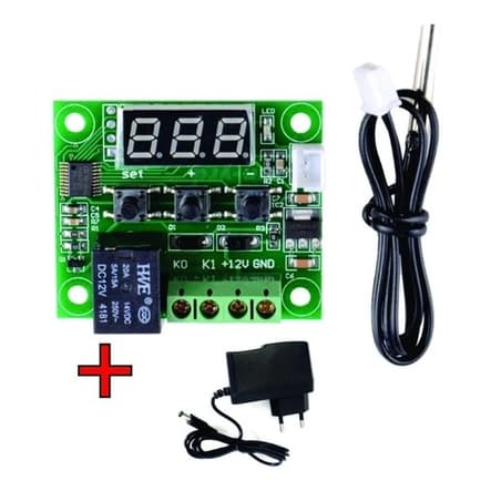 Kit Termostato Chocadeira Freezer Aquário W1209 + Fonte 12v