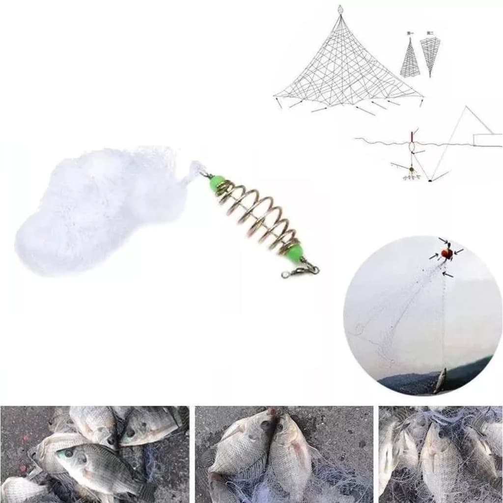 Redinha De Pesca Para Vara Armadilha Tarrafinha Peixes Pequenos Lambari tilapia