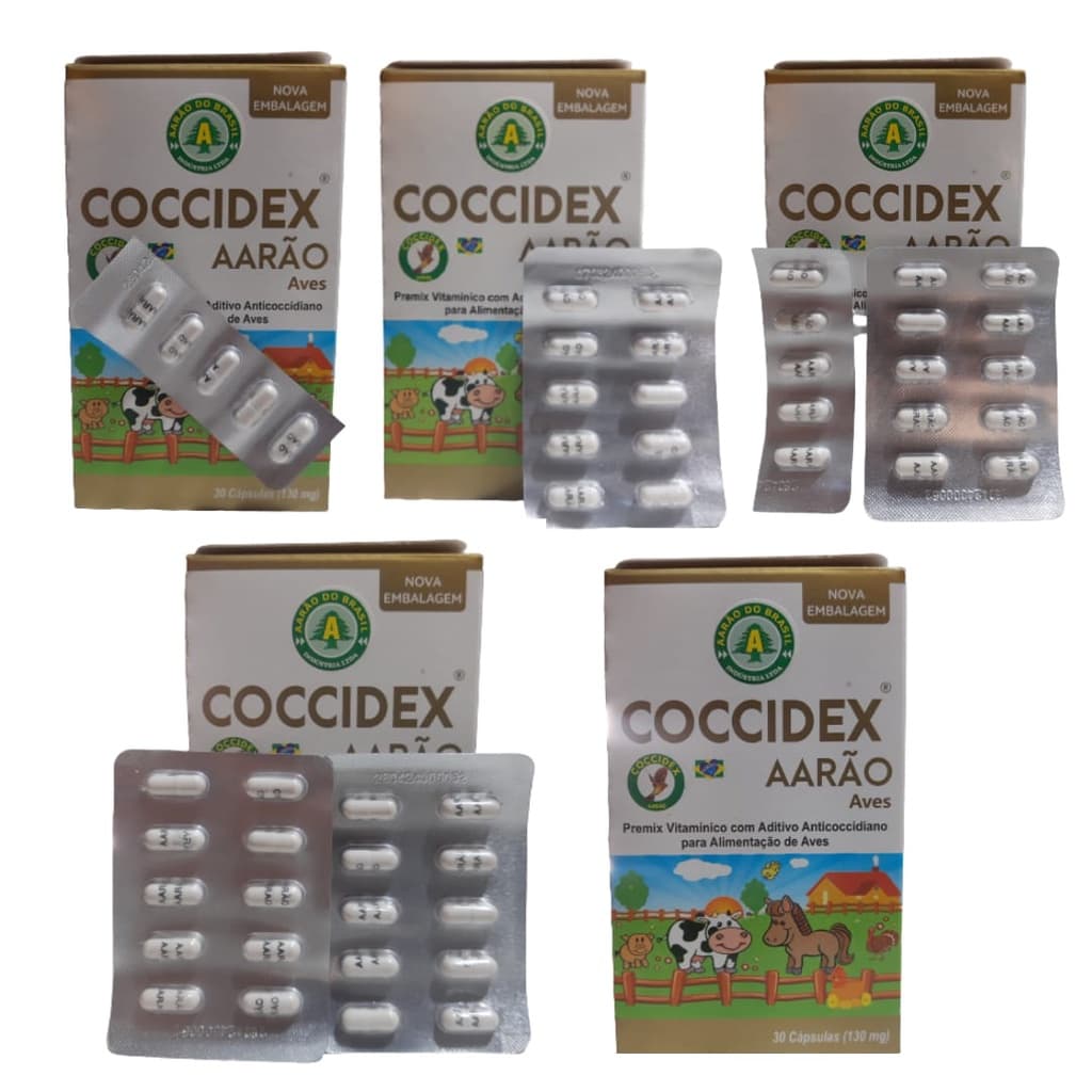 Coccidex AARÃO 5, 10, 15, 20 - 130mg