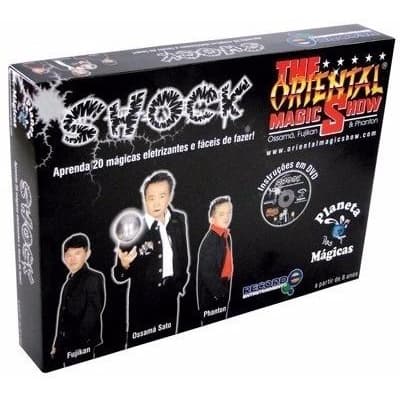 Kit Com 20 Truques De Mágica Shock Oriental Magic Show + Dvd