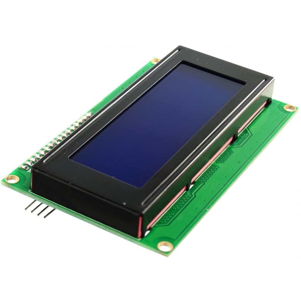 Display Lcd 20X4 - Backlight Azul - I2C Soldado