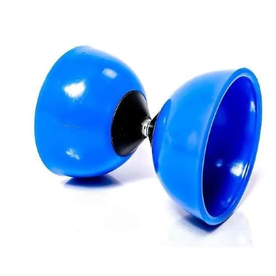 Diabolo Profissional 120mm com par de baquetas Azul ioiô Chinês Pró Circo