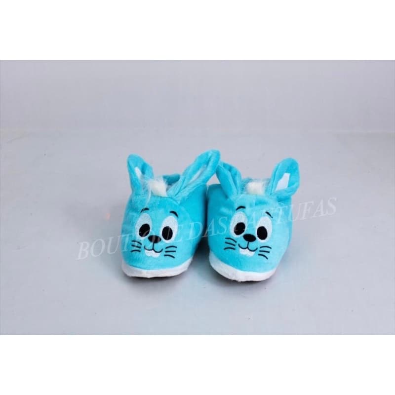 BLACK FRIDAY 2025 Pantufa Sansão Coelho Azul Fabricada A Mão