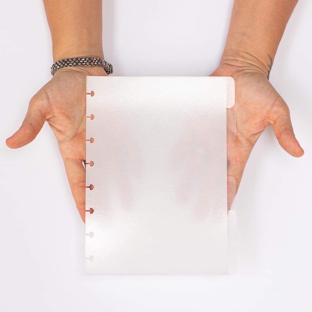 kit 6 Divisórias Caderno de disco A5 ( 8 furos )