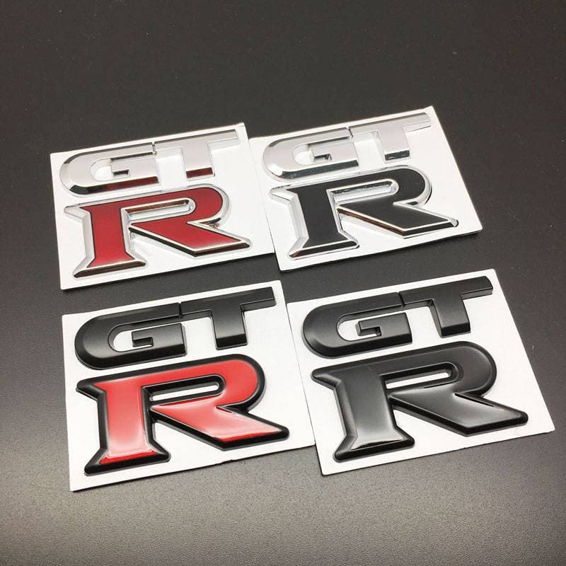 1 Pcs 3D Metal GTR Adesivo Carro Traseiro Tronco Corpo Emblema Para Nissan Qashqai Acessórios De Decoração