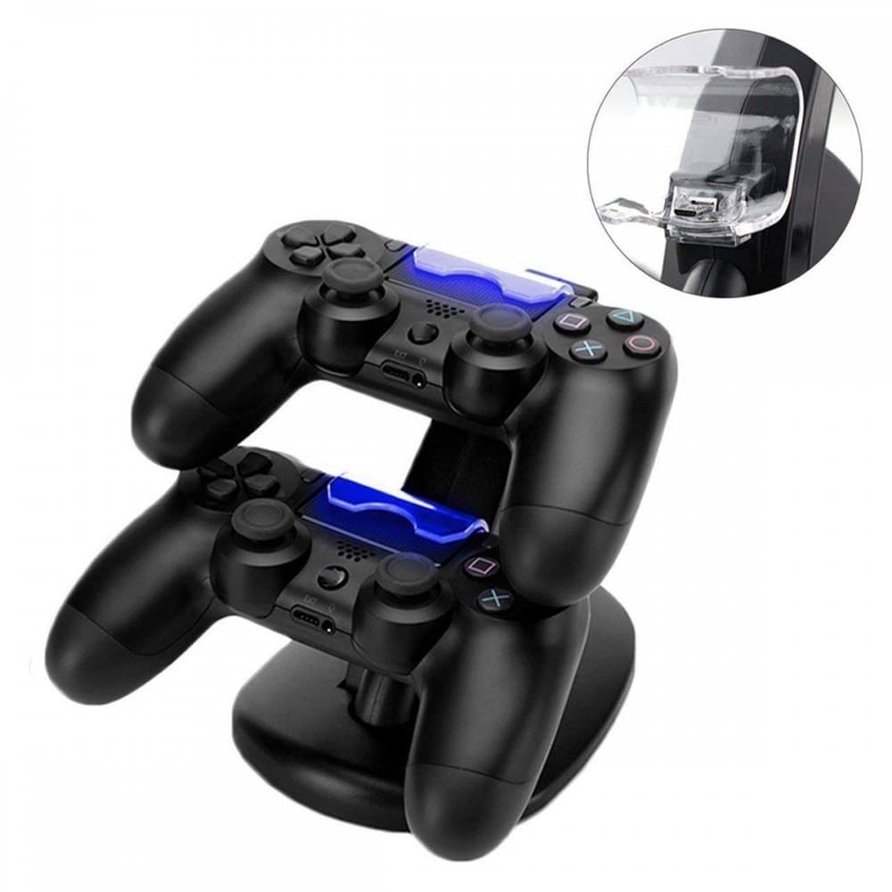 SUPORTE CARREGADOR DE JOYSTICK PLAYSTATION 4 PS4 NA VERTICAL