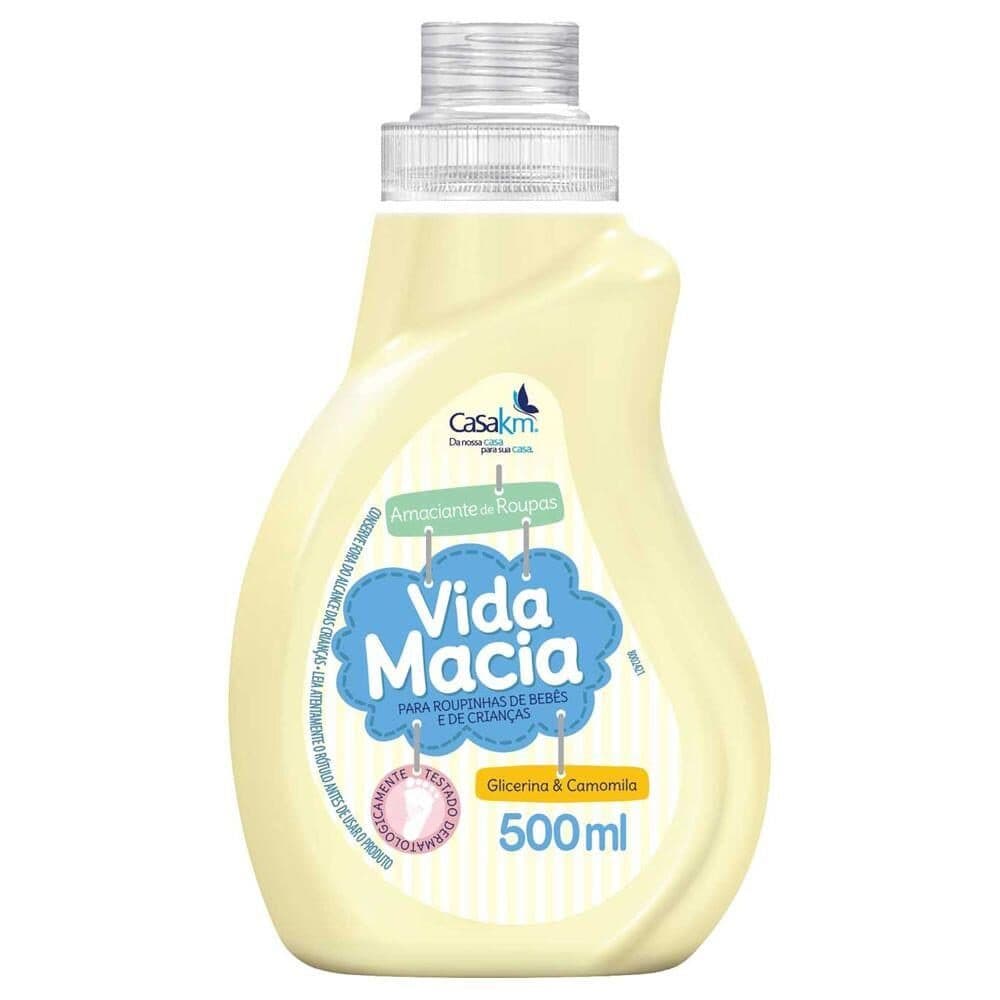 Amaciante de Roupa De Criança Bebe Vida Macia Camomila 500ml