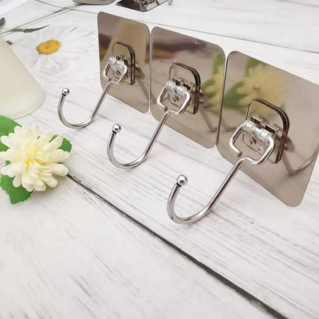 Kit 1/2/5 Ganchos De Parede Stickiness Super Cola Transparente Promoções