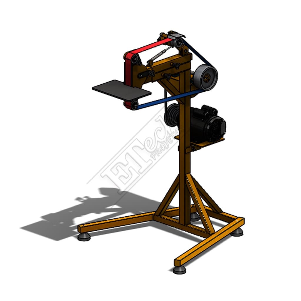 Apostila Projeto Lixadeira De Cinta Profissional Belt Sander 2000x50mm