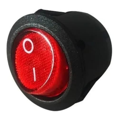 20 Peças - Chave Gangorra Redonda Kcd1-106n Vm C/ Neon