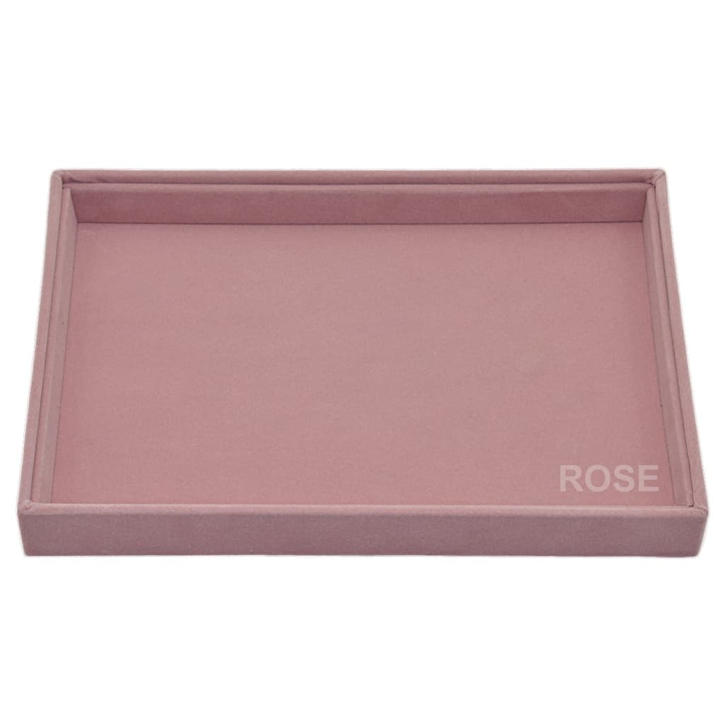 Bandeja Média 30 x 20 x 3 cm - Lisa Atendimento - Brincos - Correntes - Veludo Sem Capa