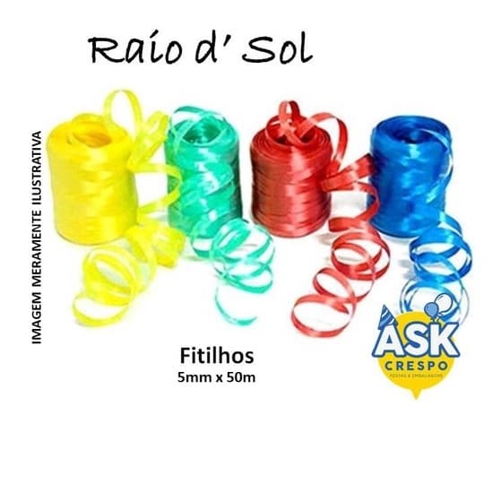 Fitilho de Plástico - Rolo 05mm x 50m