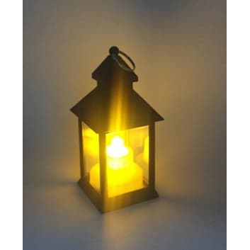 Luminária Lanterna Led Decoração Vela De Led Lampião  A14*L6.5*C6.5cm