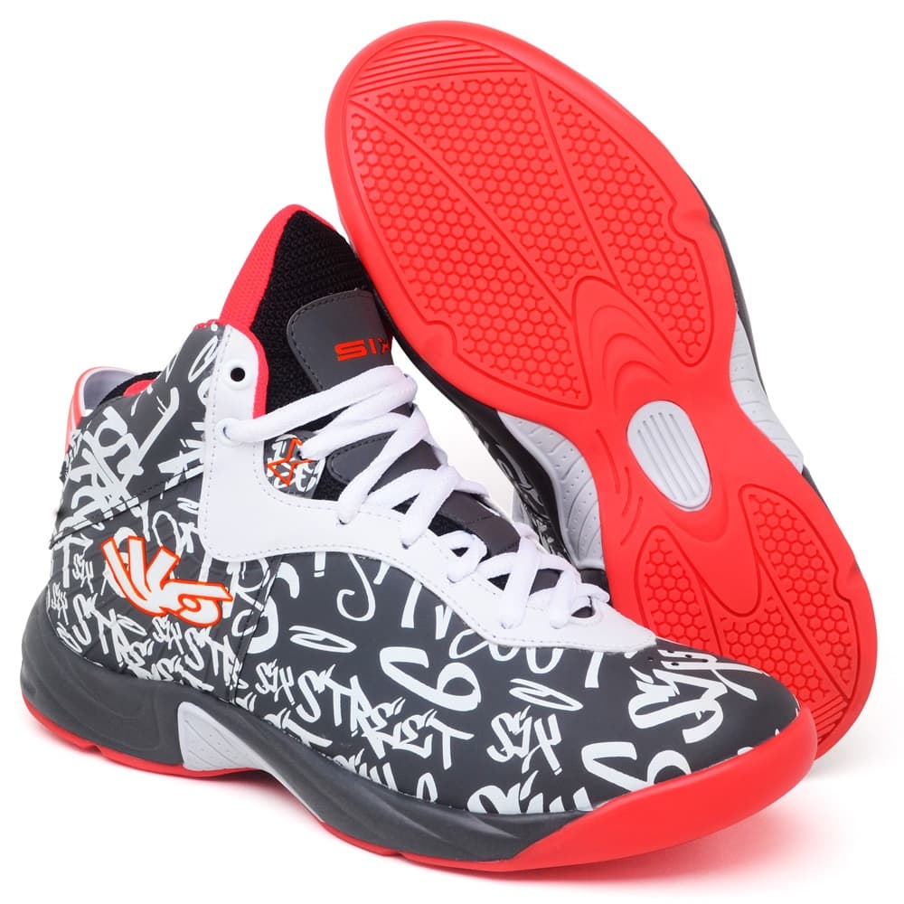 Tenis Six Street Basquete Infinity - Laranja