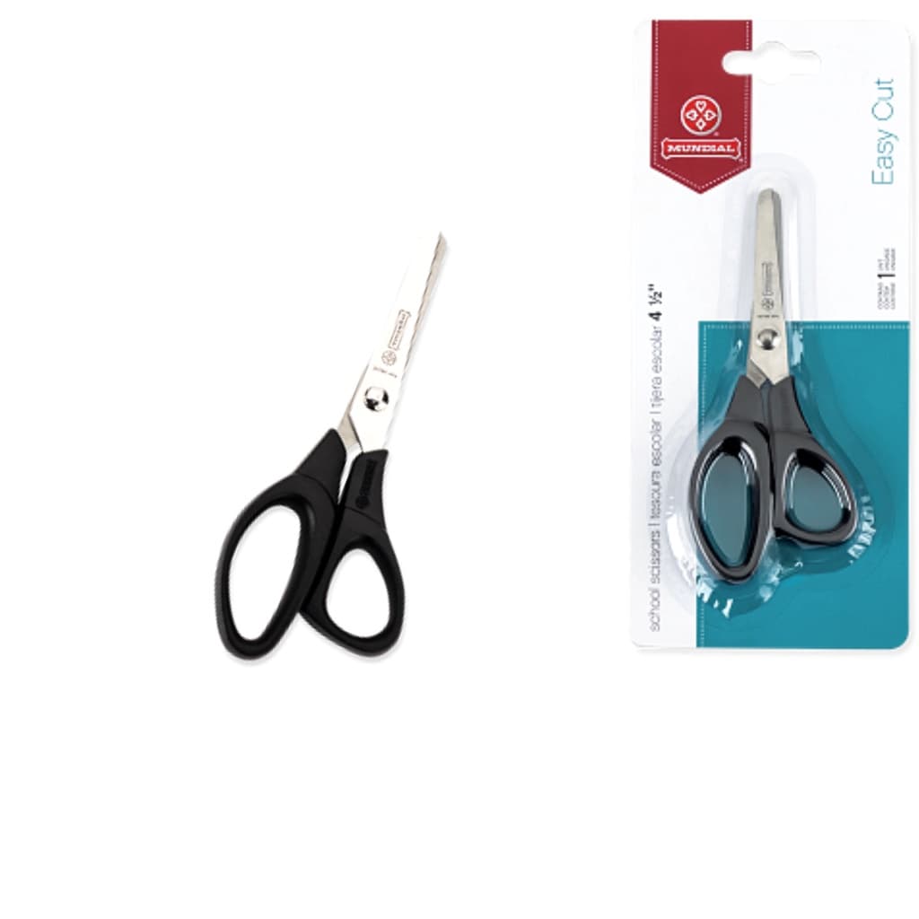 Tesoura Escolar De Aço Inoxidável Mundial Sem Ponta