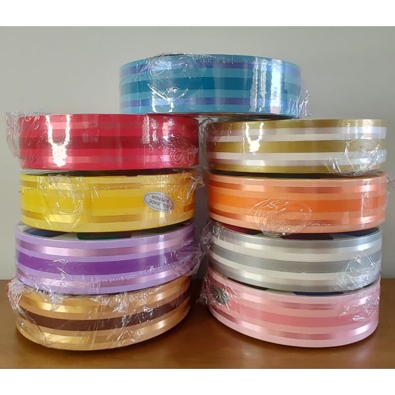 Fita Maxi Nova Eva 32mm x 100m cores variadas fita laço bola- Fita plástica- Fita Albano