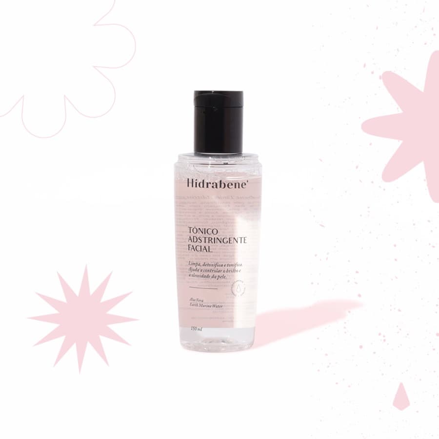 Hidrabene Tônico Facial Adstringente Limpa, Detoxifica e Tonifica 150ml