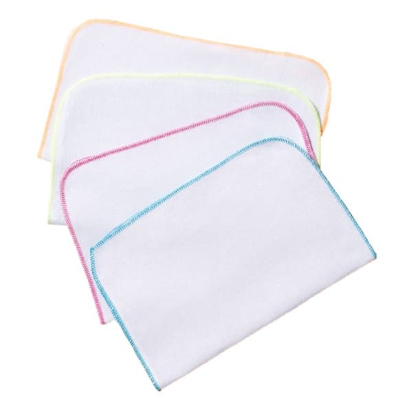 Kit 10 Pano De Pia Atacado Branco Overloque Premium