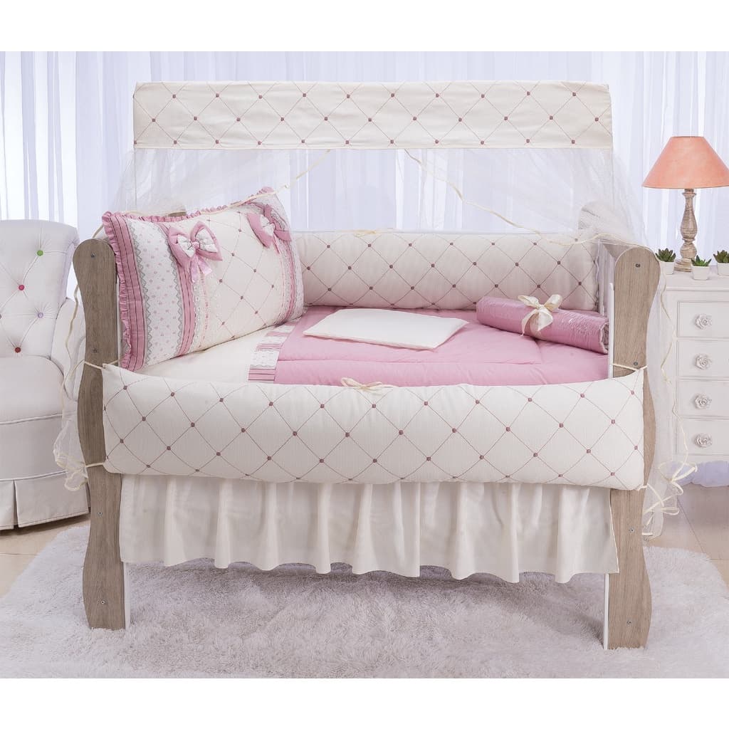 Kit De Berço  americano e padrão menina