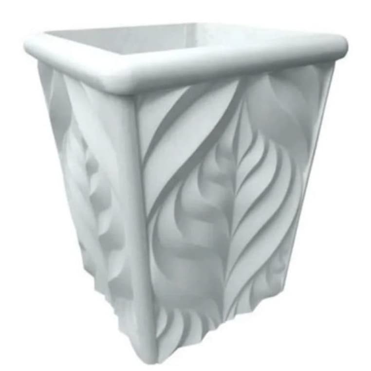 1 forma para fabricação de gesso vaso garden 42.5x32,5x25,5