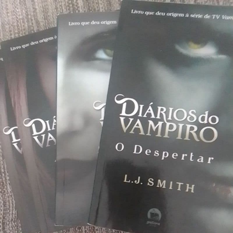 L. J. Smith - Diários do vampiro: A fúria - O Despertar - Reunião Sombria - Em ótimo estado!!