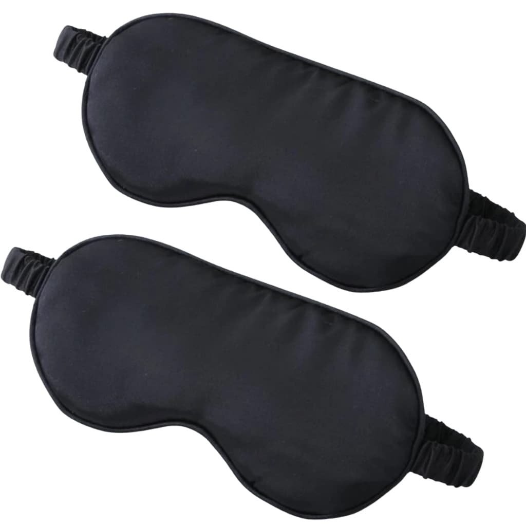 Máscara de olho de poliéster para dormir, máscara de olhos portátil para dormir