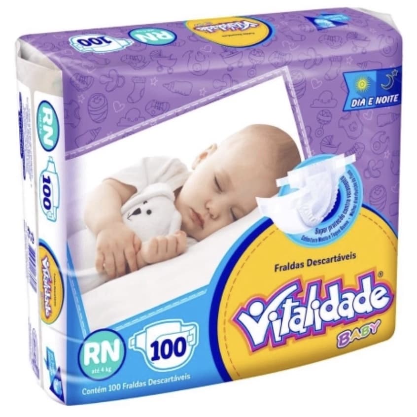 Fralda Vitalidade  RN ao XXG BARATO DIA A DIA