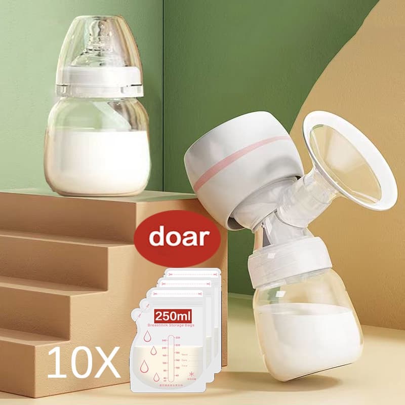 Bomba tira-leite elétrica Sem dor Alta potencia de sucção integrada Silenciosa Massageador Portátil Amamentação