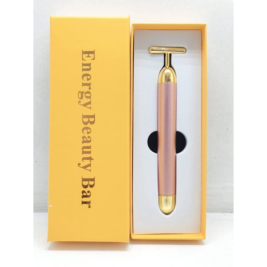 Massageador Harmonização Facial Vibrata Ouro e vemelho 24k Original