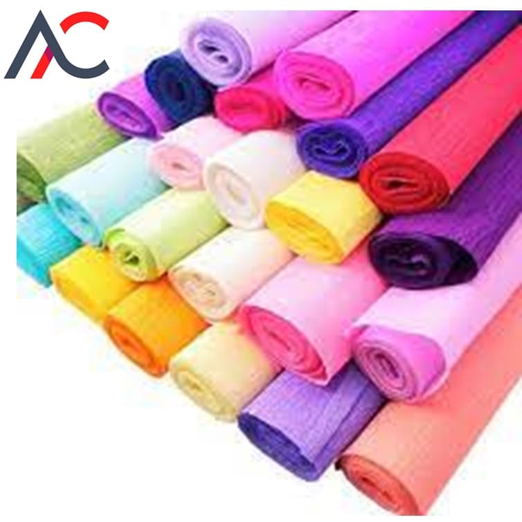 Papel Crepom Impermeável TIPO Italiano 48cmx2m UNIDADE - para artesanato, bem casado, forminhas