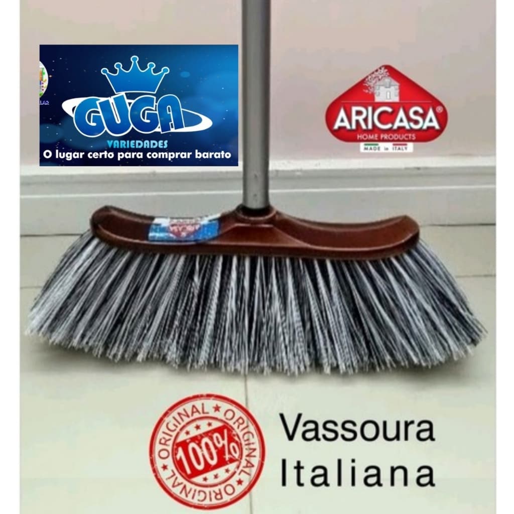 Vassoura Italiana Aricasa Original sem Cabo