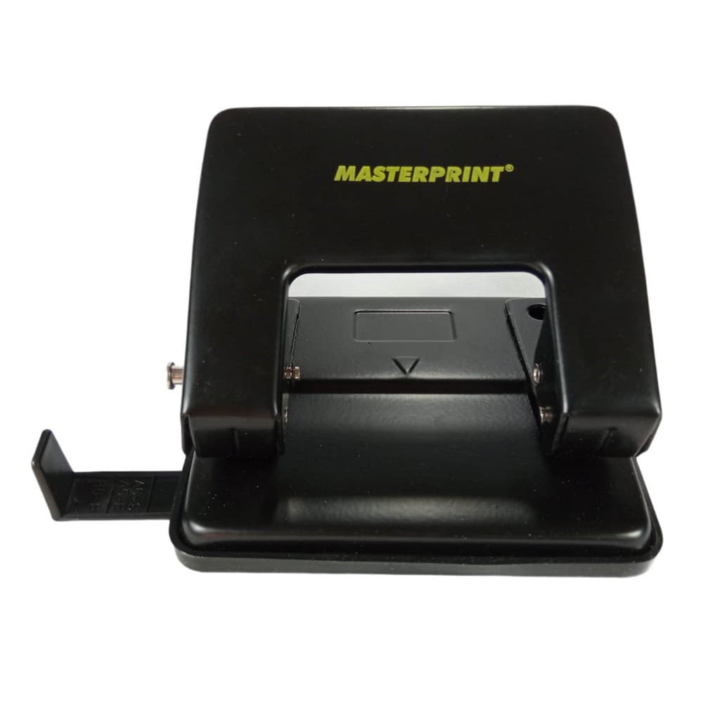 Perfurador Furador de Papel Com Margeador Para 20 Folhas em Metal Aço Resistente MasterPrint