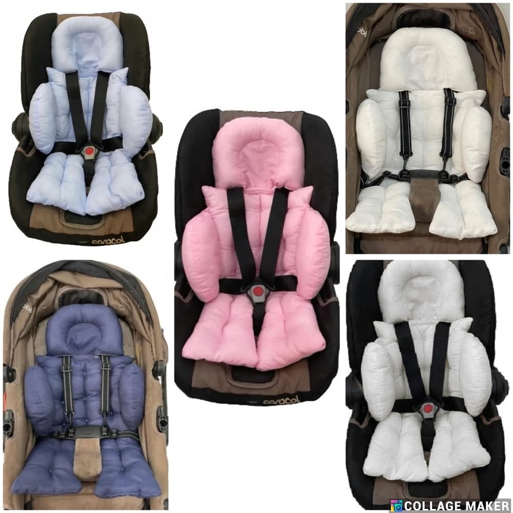 Colchonete Apoio de corpo redutor de carrinho/ bebe conforto menino menina CM