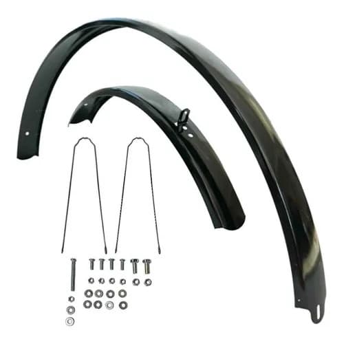 KIT Completo de Paralama Para Bike Aro 26 Monark Caloi POTI Completo com HASTES e PARAFUSOS